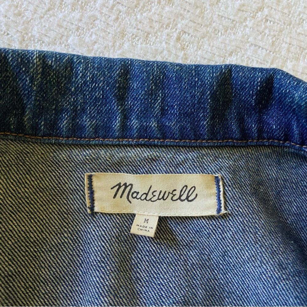 Madewell Classic Denim Jacket In Briarwood Wash - Picture 10 of 15
